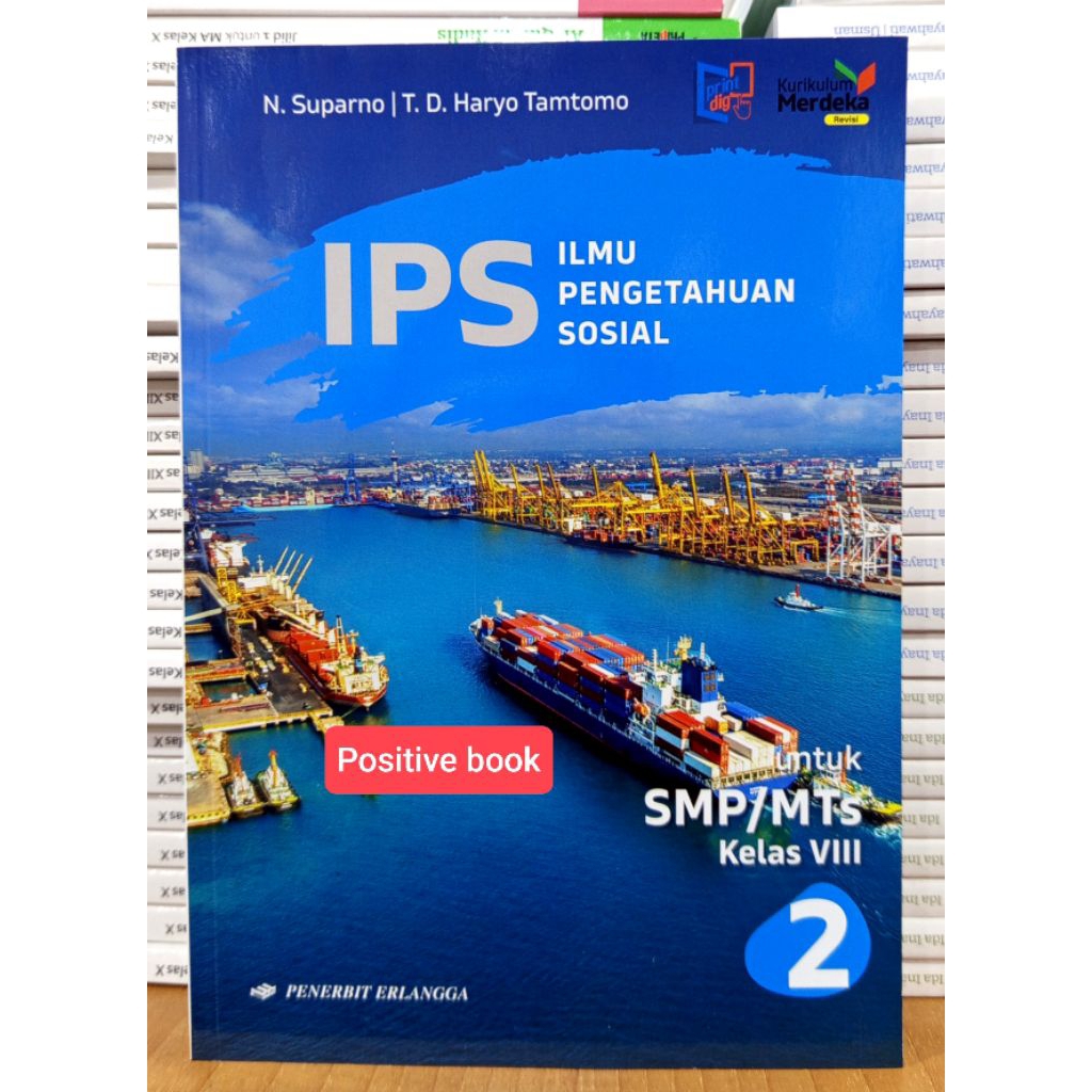 Buku IPS Kelas 8 SMP Kurikulum Merdeka Revisi Erlangga