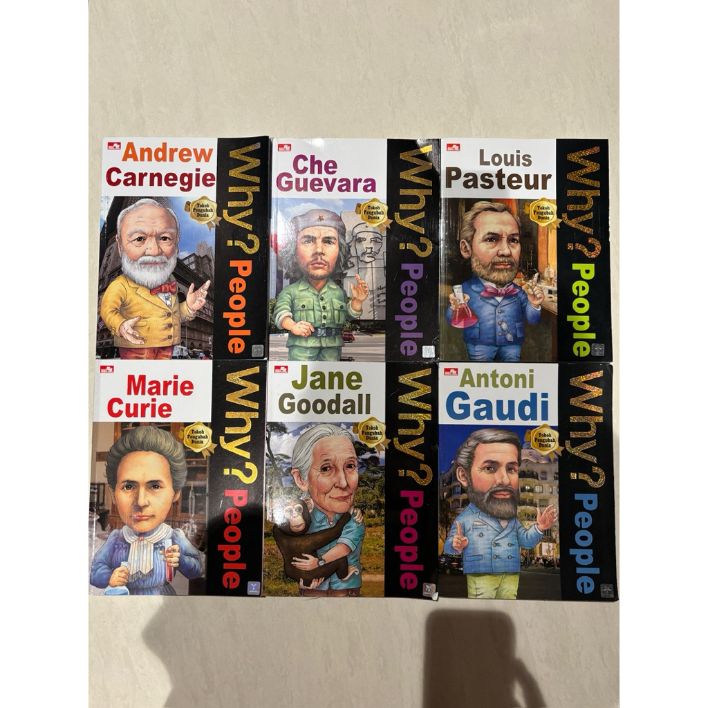 Buku cerita WHY series tokoh dunia