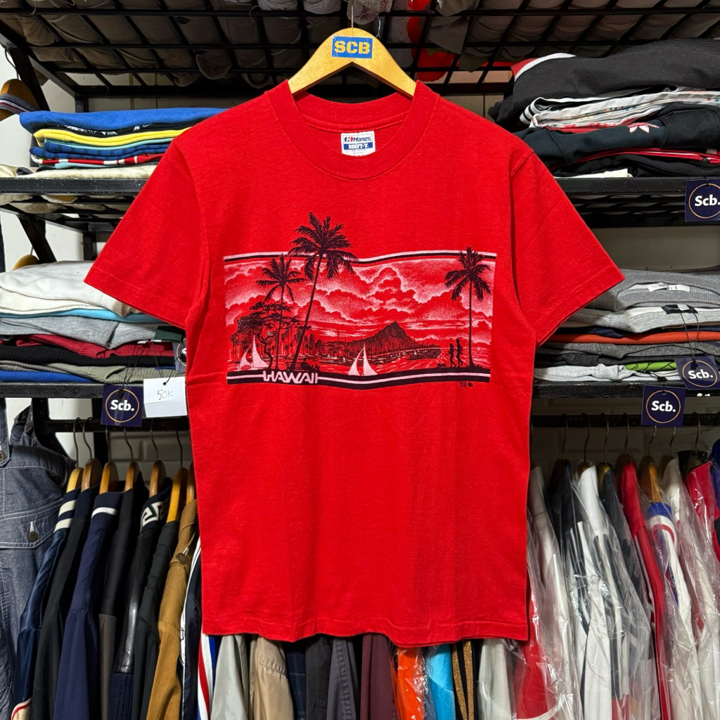 Vintage 80s hawaii hanes beefy tshirt