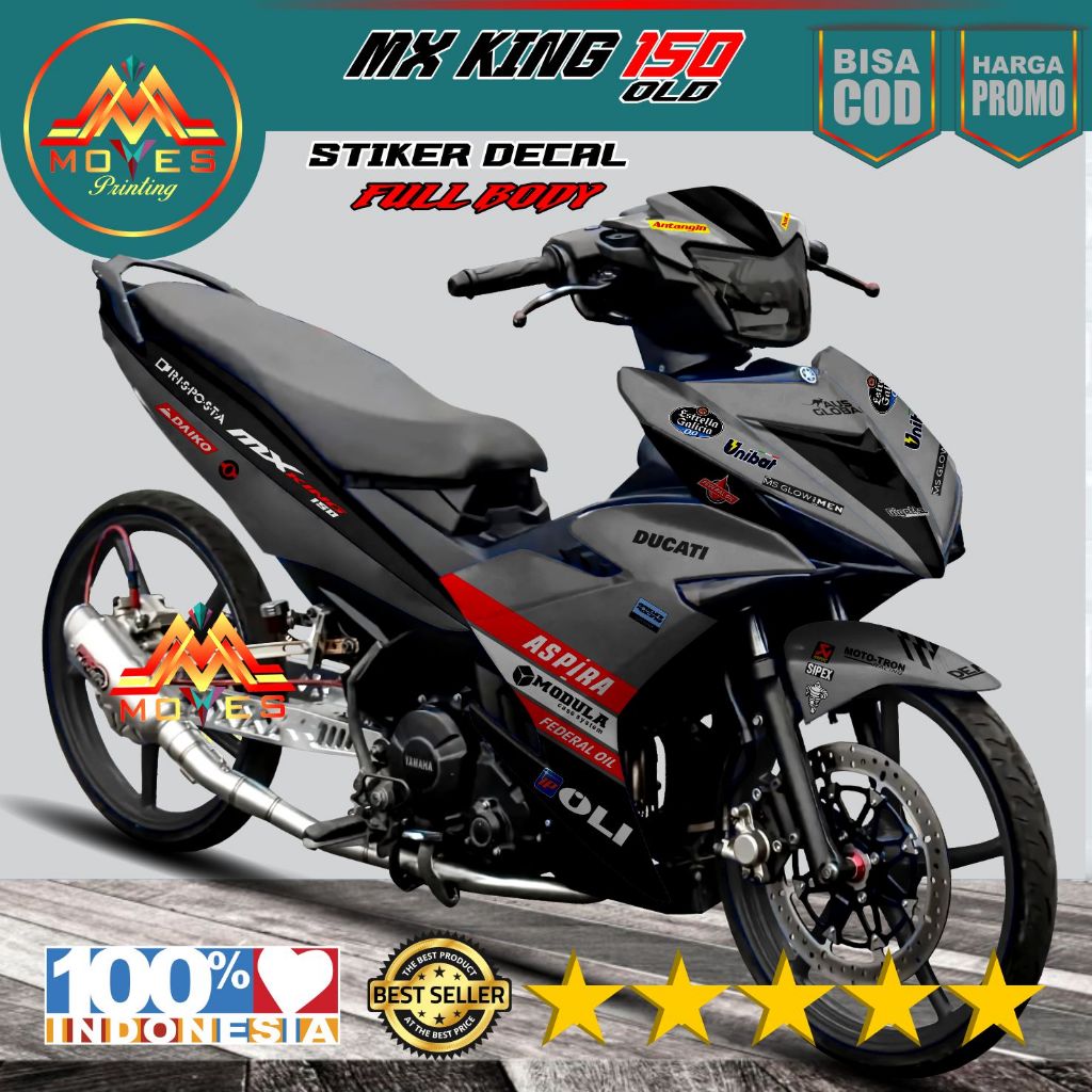 COD Decal Mx king 150 old full body stike decal yamaha mx king old motif aspira racing