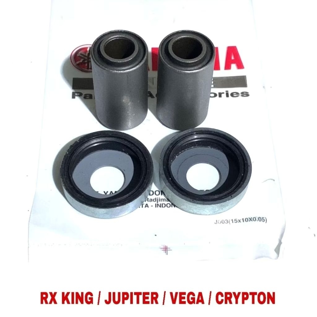 BOS BOSH BOSHING ARM PLUS RING ARM JUPITER Z MX VEGA ZR R NEW RX KING RXK RXS F1ZR FIZR CRYPTON ALFA