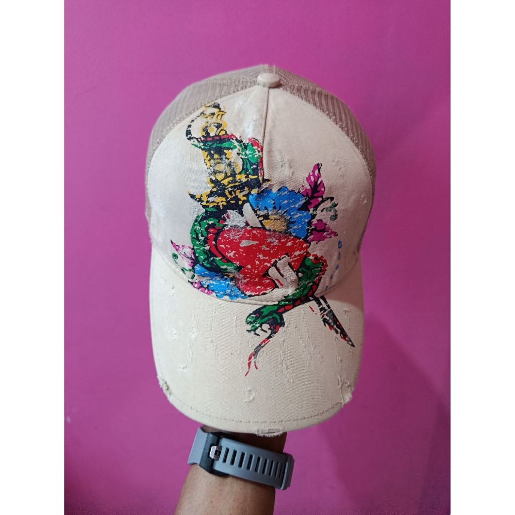 topi jaring / topi trucker second