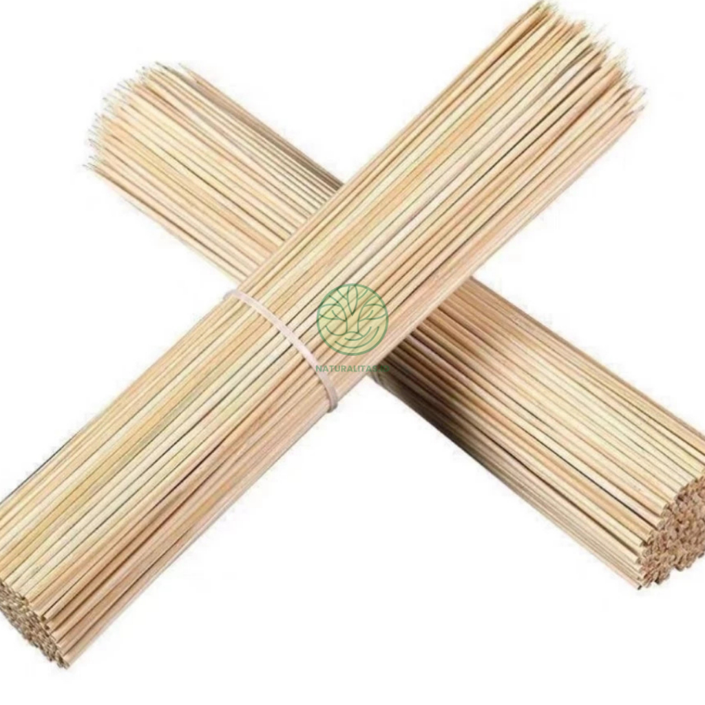 (1 PCS) Tusukan Lidi Bambu / Tusuk Buket 30 40 CM Tusuk Sate Stik Ujung Panjang