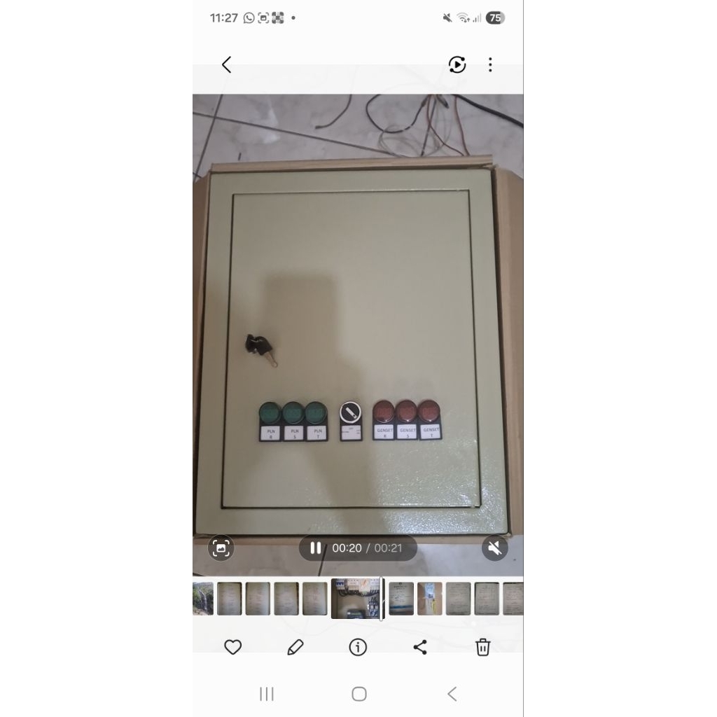 Panel ATS AMF 41kva, 63 A  3 phase phasa