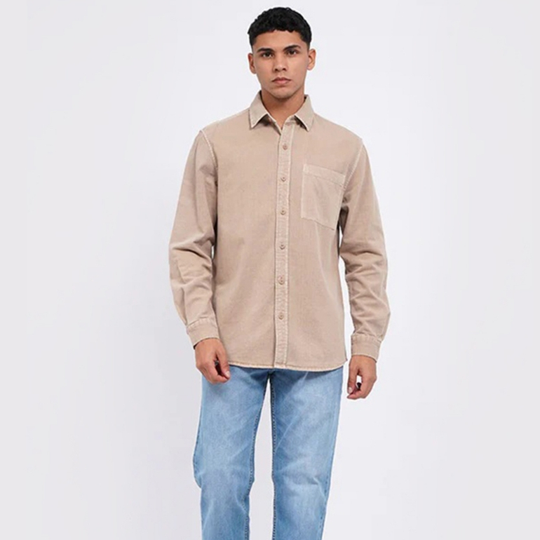 Executive - Long Sleeve Garment Dyed Shirt