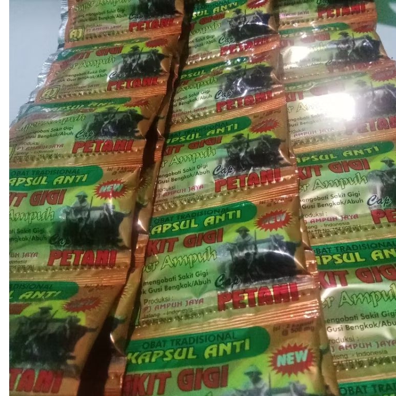 anti sakit gigi cap petani