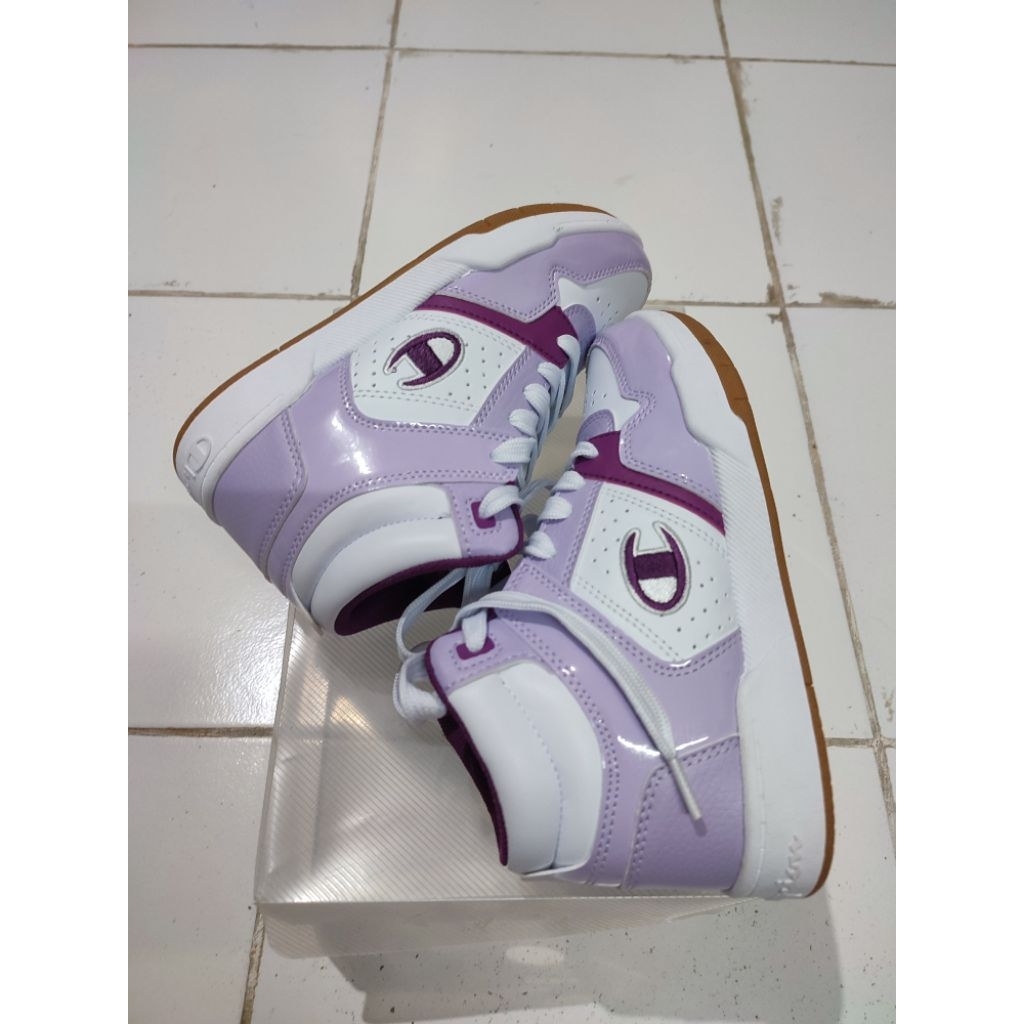 Champion Sneakers CAS10824P Lavender White Original USA | Sepatu Sneakers Champion Anak Wanita Casua