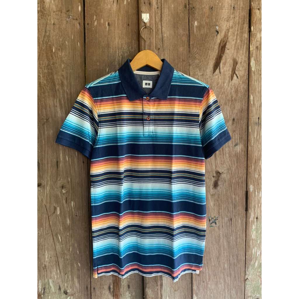 T shirt Uniqlo motif mexican blanket