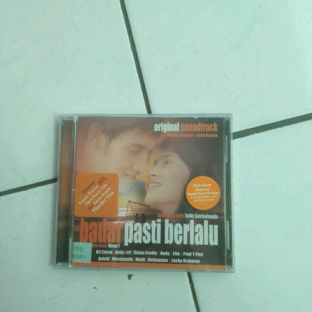 CD original OST badai pasti berlalu