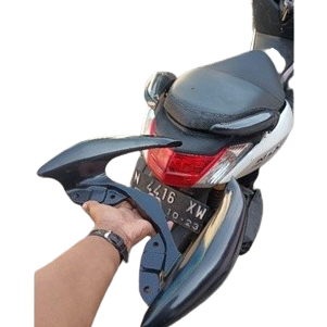 BEHEL JOK BELAKANG YAMAHA NMAX RACING LUBA HITAM/PELANGER JOK BELAKANG YAMAHA NMAX