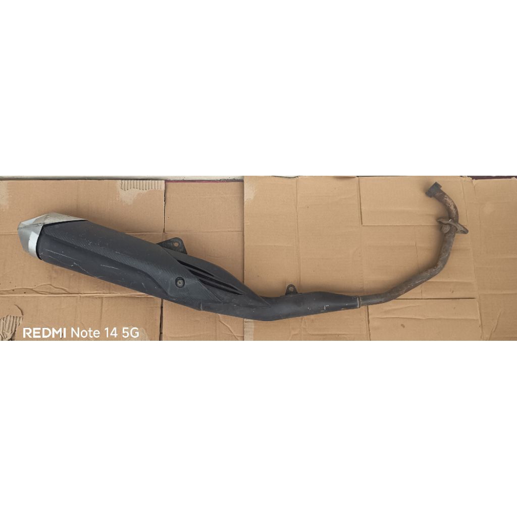 kenalpot knalpot standar supra gtr 150 original scond