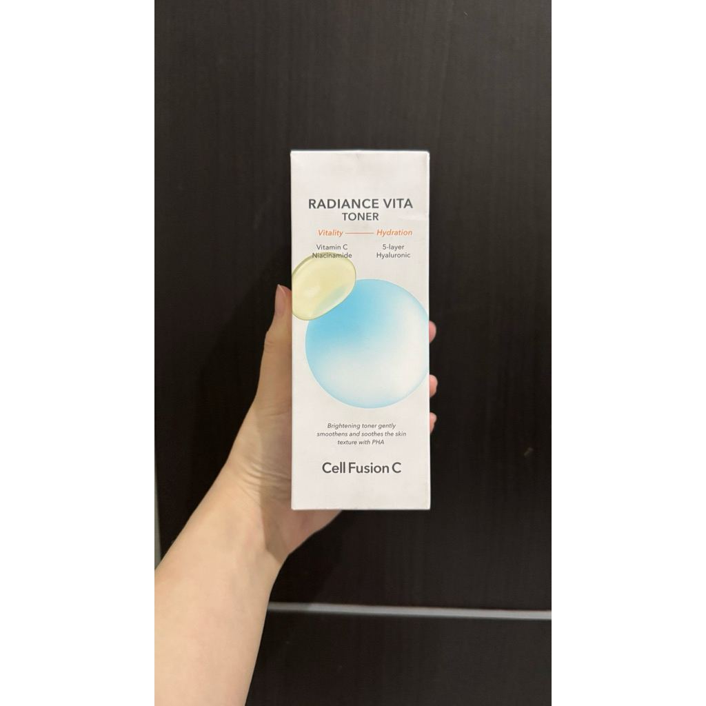 NEW cell fusion radiance vita toner