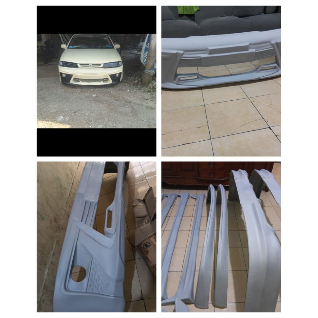 bodykit bemper depan mobil Timor model Yaris lele 1pcs depan saja