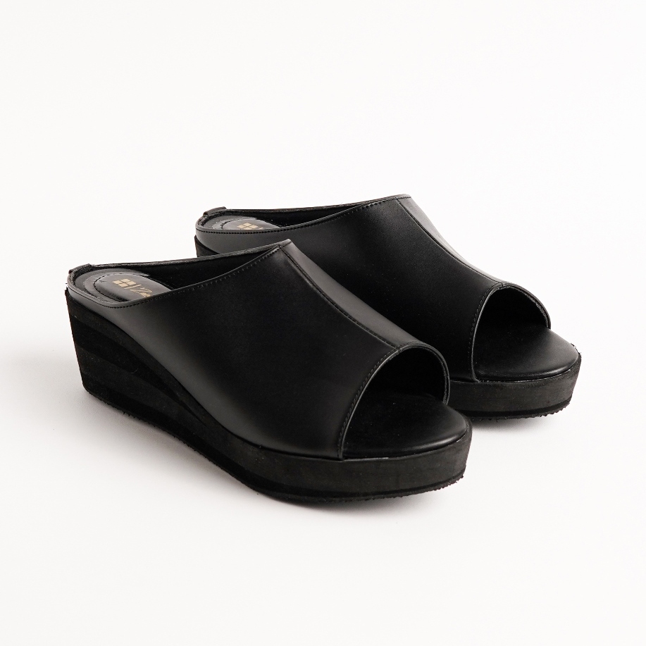 Wedges Putih Big size 41-42-43-44-45 Sandal wedges wanita ukuran jumbo acara kondangan