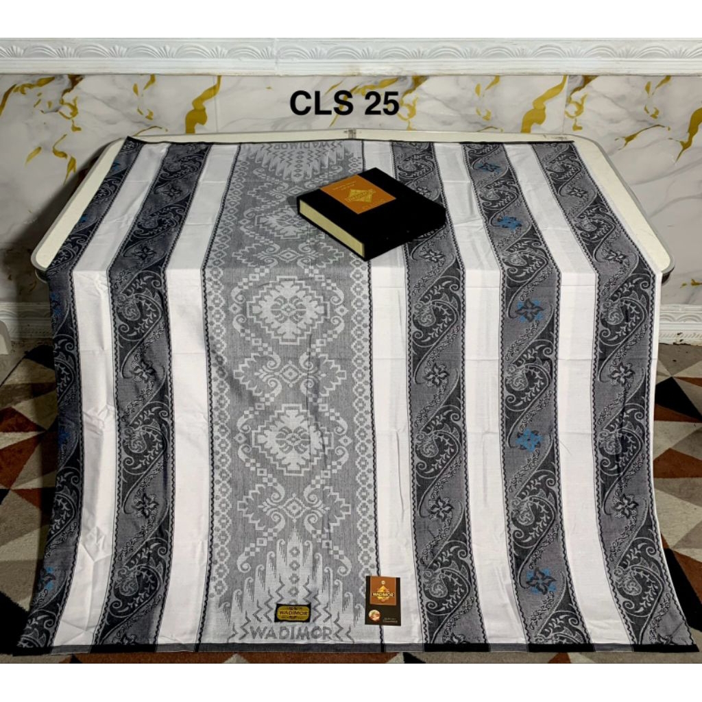 sarung wadimor clasic jaguar putih dan hitam terbaru/wadimor/clasic/songket/jaguard
