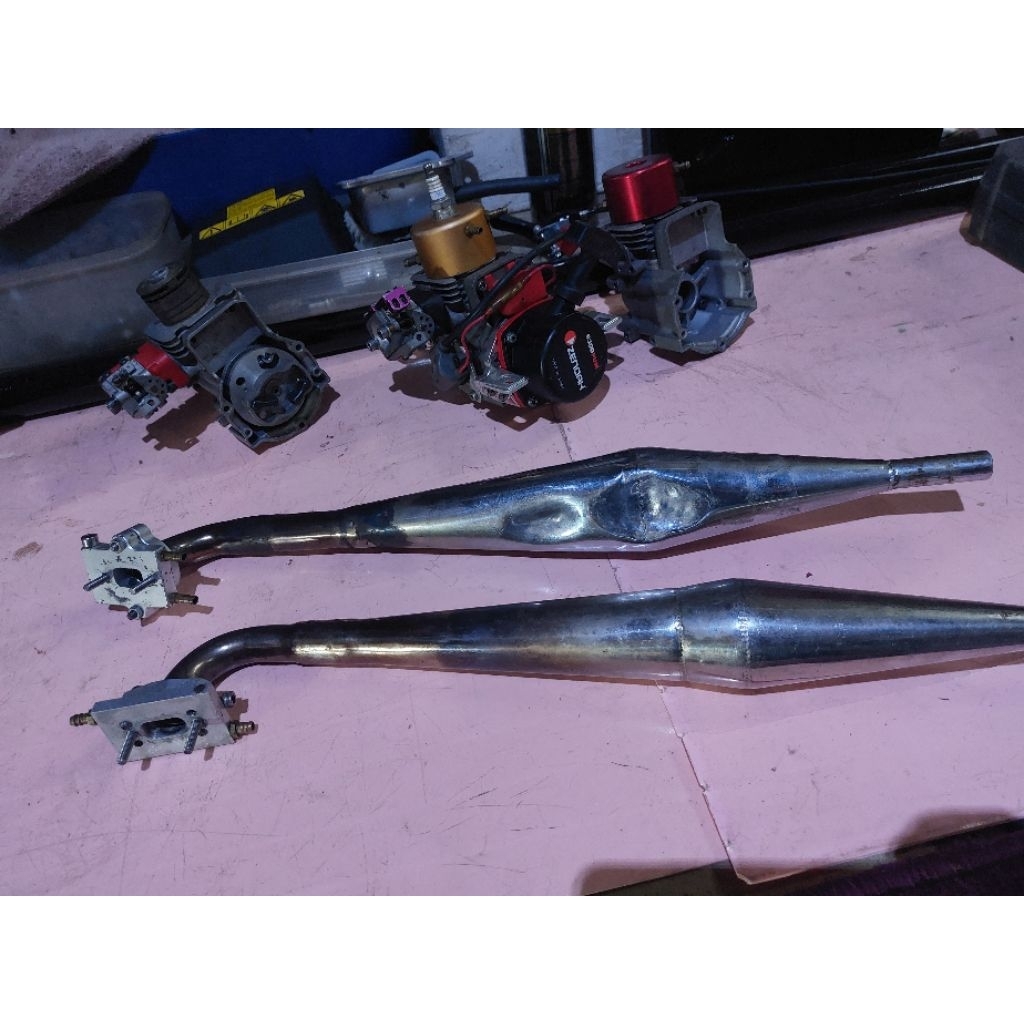 Knalpot Set Mesin Zenoah | RC Boat