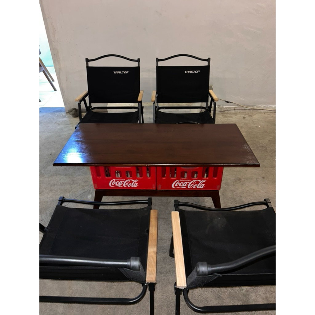 Meja 2 Krat dan 1 Krat