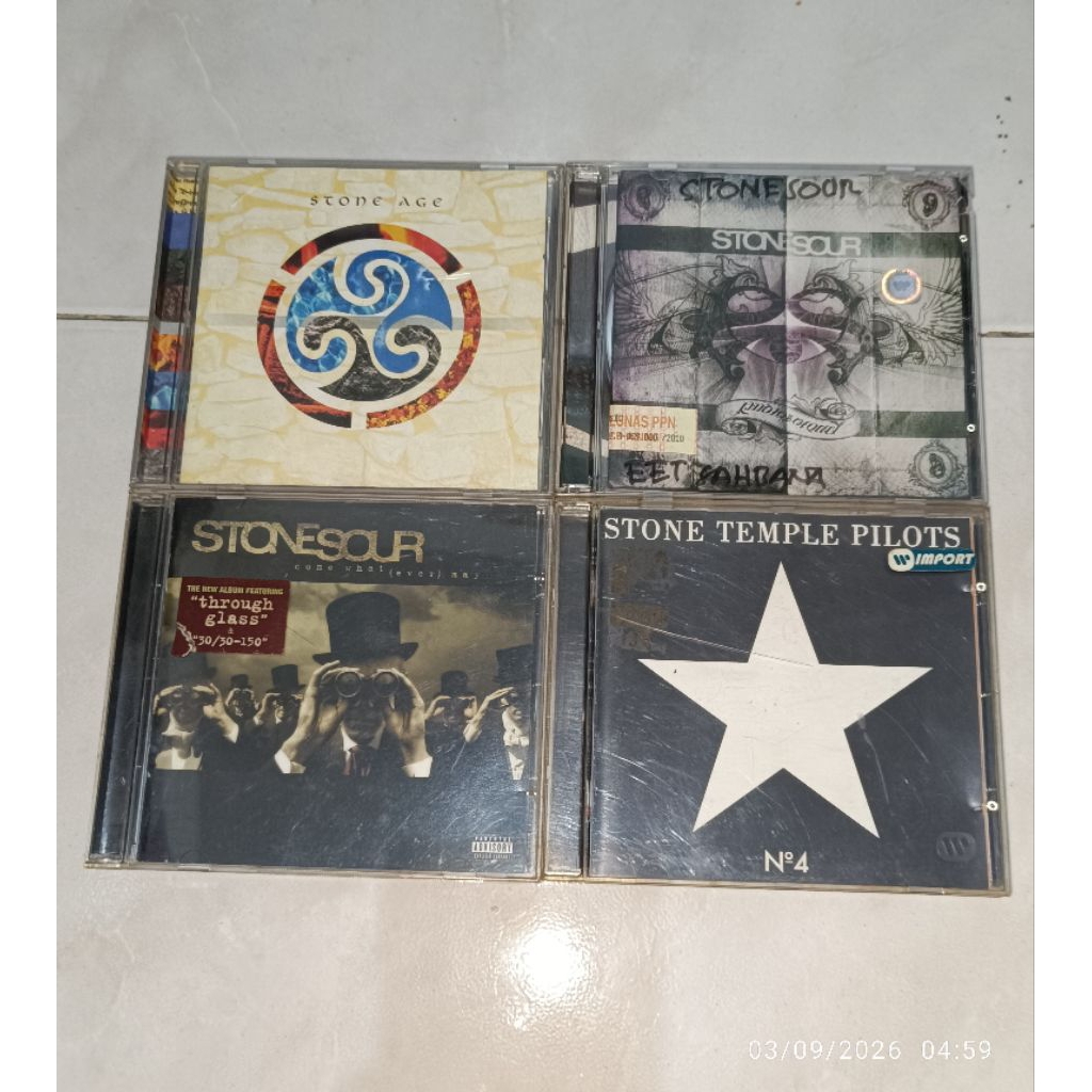 cd STONE AGE / STONE SOUR-Audio Secrecy / STONE SOUR-Come What (ever) May / STONE TEMPLE PILOTS-No. 