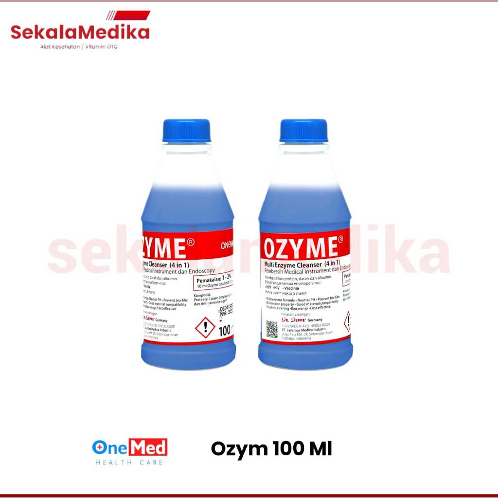 Ozyme 100 Ml Multy Enzym Cleanser Onemed Instrumen / Botol