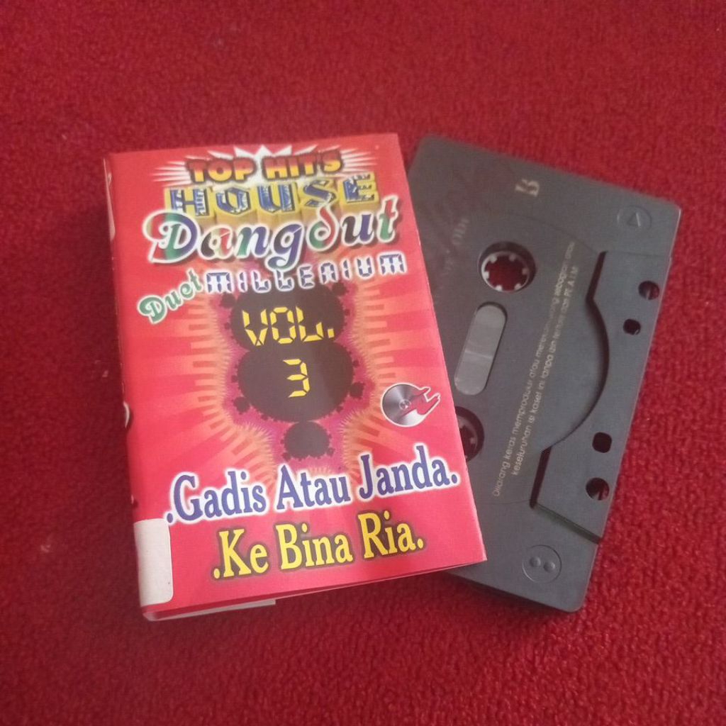 Kaset Top Hits House Dangdut Duet Millenium Vol.3 Gadis Atau Janda