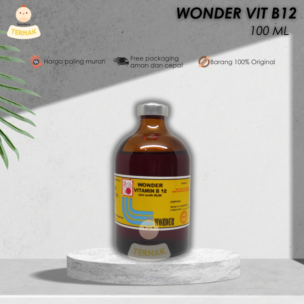 Vitamin B12 Wonder 100 ml untuk Sapi Kambing