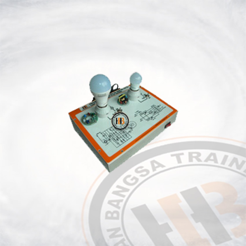 Trainer Lampu DC To AC Dan AC To DC
