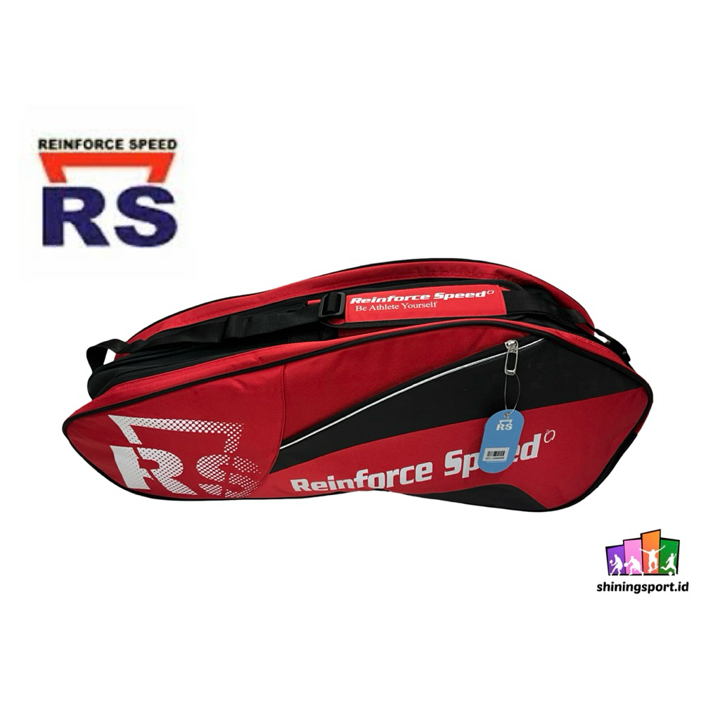 Tas Raket Badminton RS 2R Bahan Super Tebal BT-6 Basic 10 100% Original