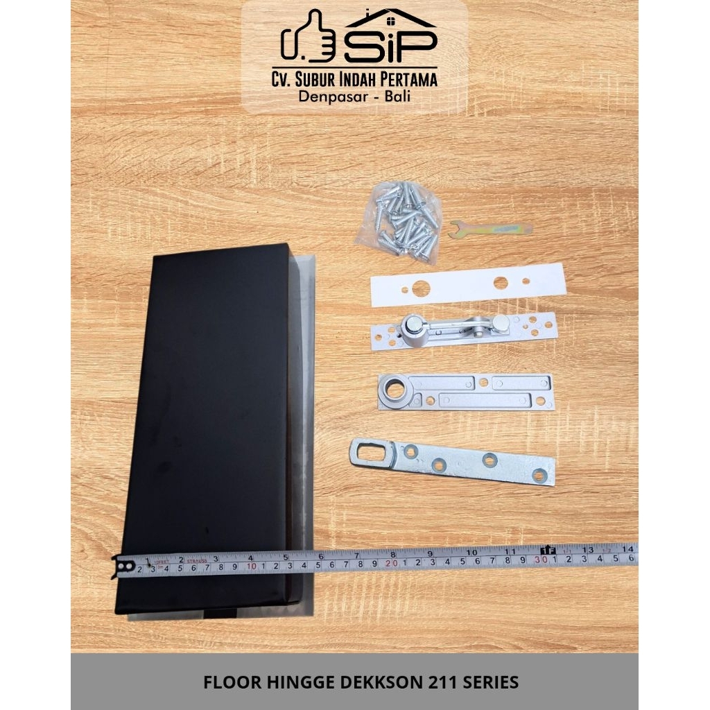 ENGSEL LANTAI UNTUK PINTU KACA MEREK DEKKSON/FLOOR HINGE DEKKSON 211
