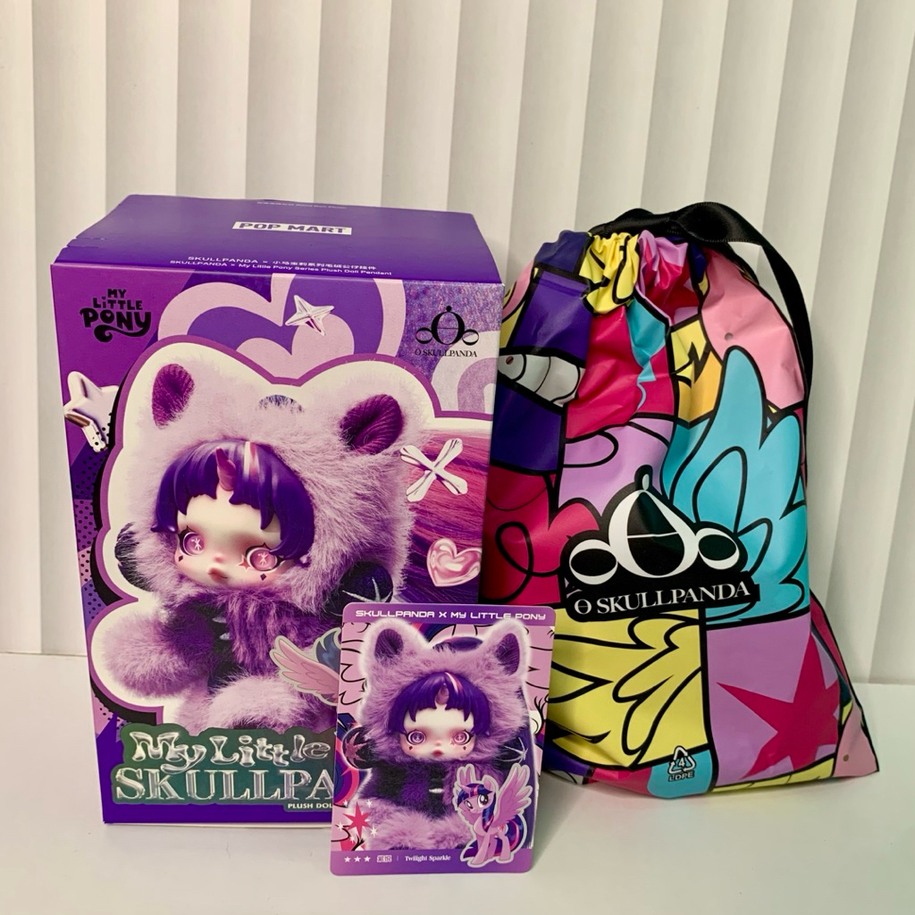 Original Pop Mart Skullpanda My Little Pony - Twilight Sparkle