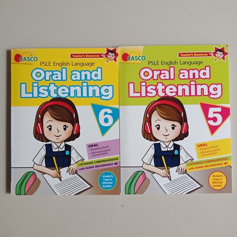 BUKU PRIMARY ENGLISH PSLE ENGLISH ORAL AND LISTENING WITH RECORDINGS 5/6 (CASCO)