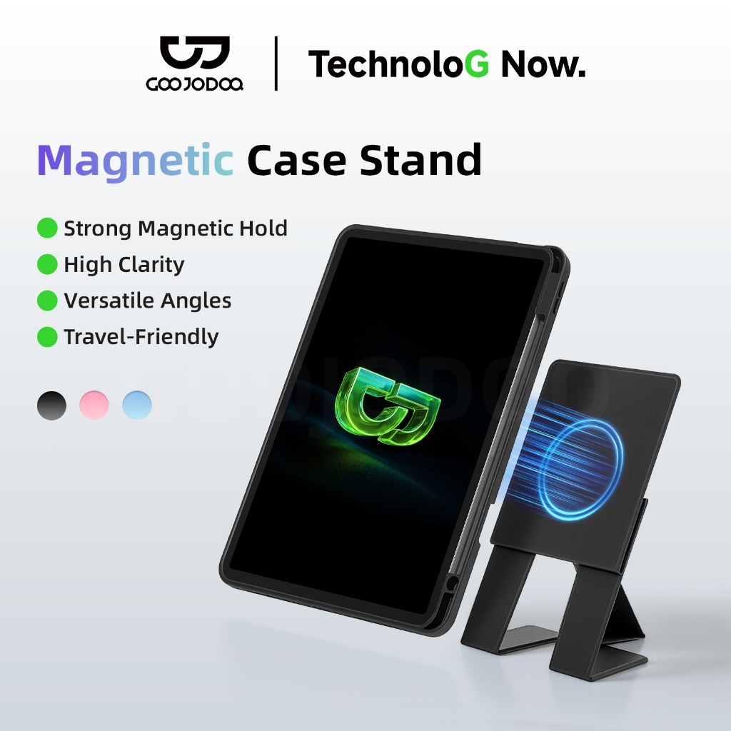 GOOJODOQ For iPad Case Strong Magnetic Dapat dilepas Bracket For iPad Air 4 5 6 10th iPad 10.2 pro 1