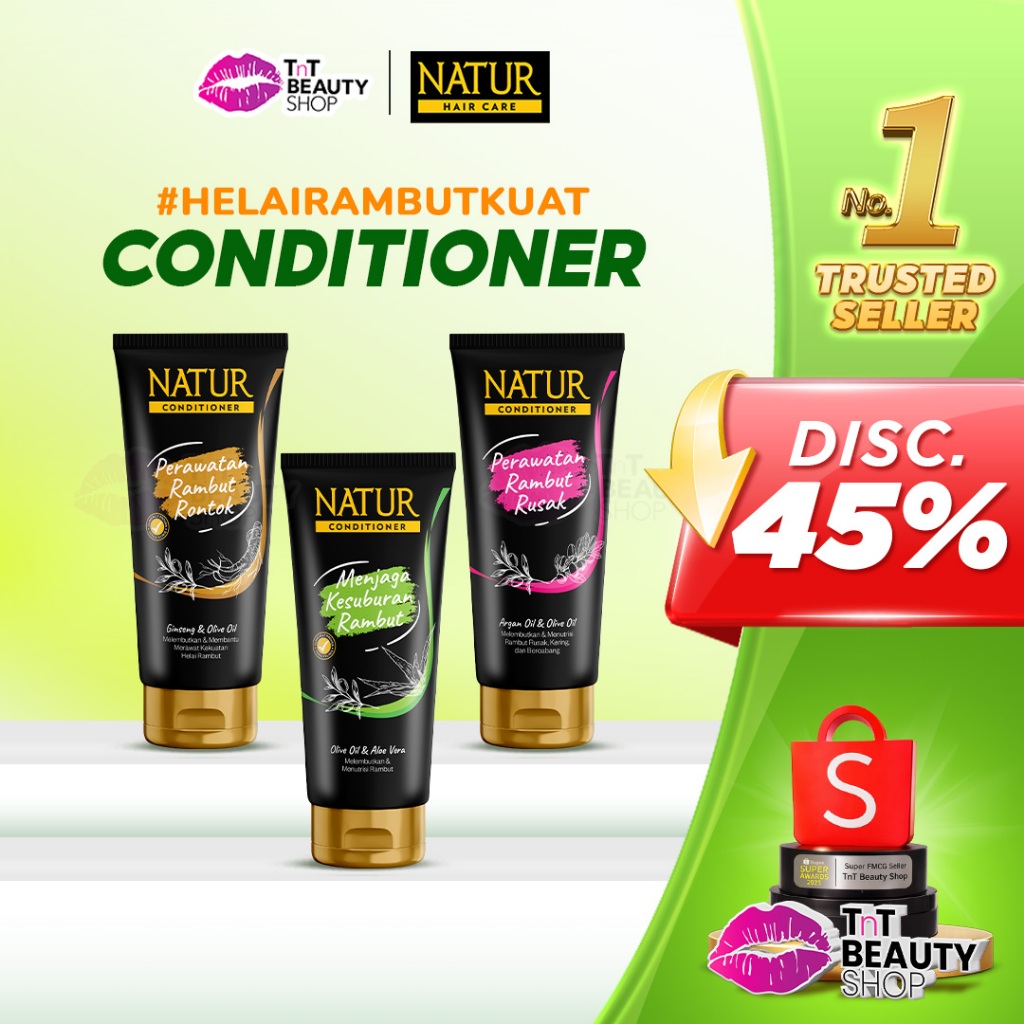 NATUR Hair Conditioner | Gingseng | Olive Oil | Moringa | TnT Beauty Shop