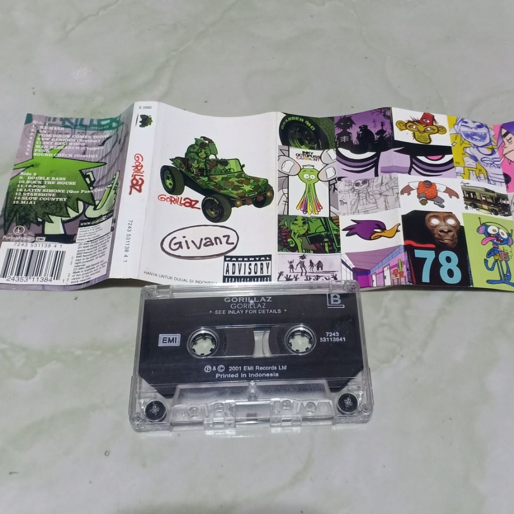 kaset pita GORILLAZ - S/T