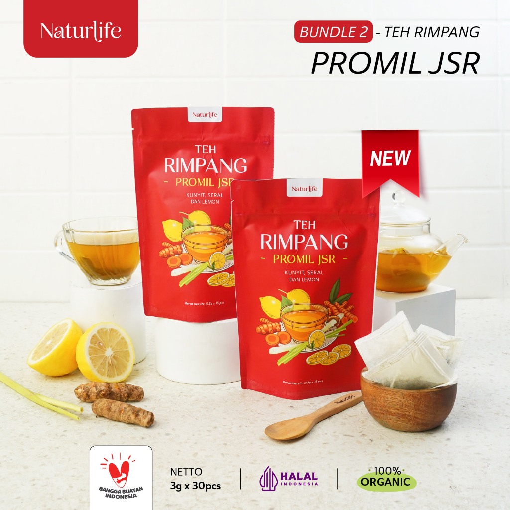 BUNDLING 2 TEH JSR PROMIL SUAMI ISTRI NATURLIFE / JSR DETOX RAHIM / JAMU PROMIL / RAMUAN PROMIL JSR 