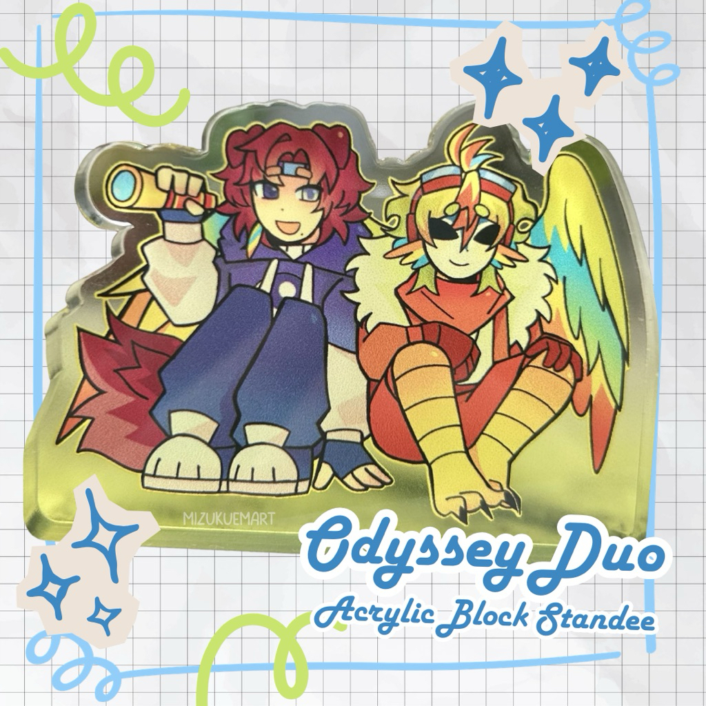 MCYT Unstable Universe || Odyssey Duo Acrylic Block Standee