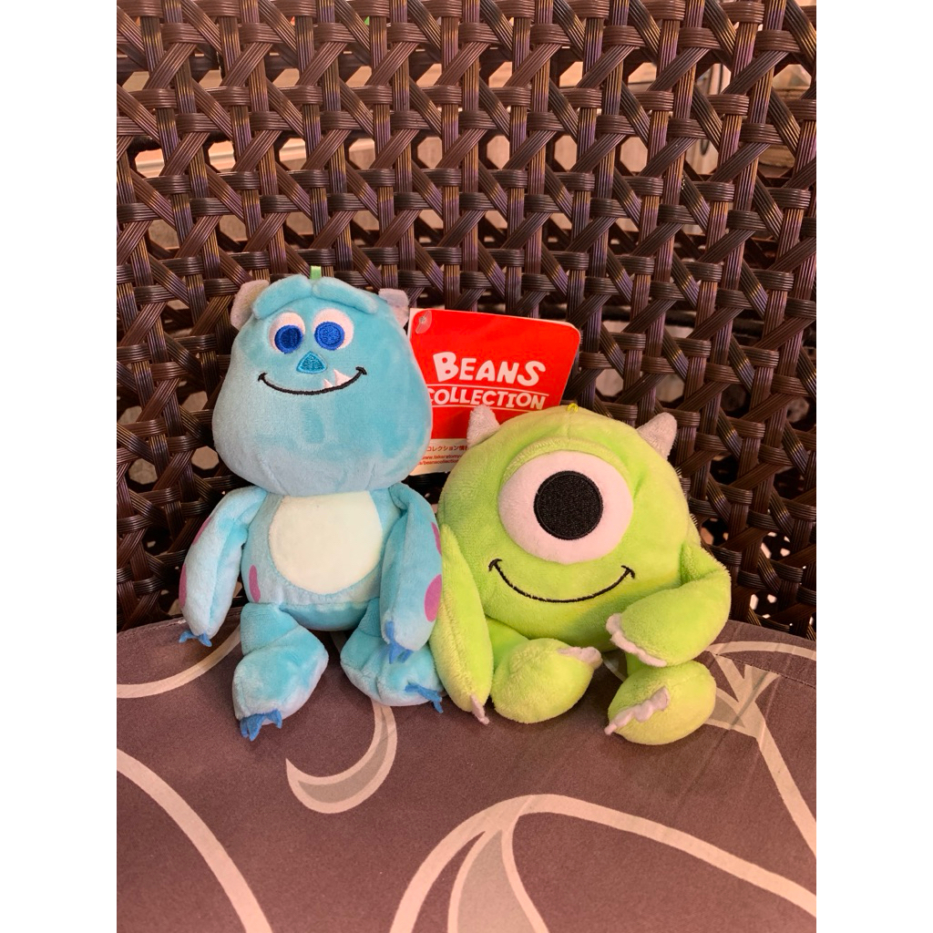 Boneka gantungan kunci sulley&mike monster inc original