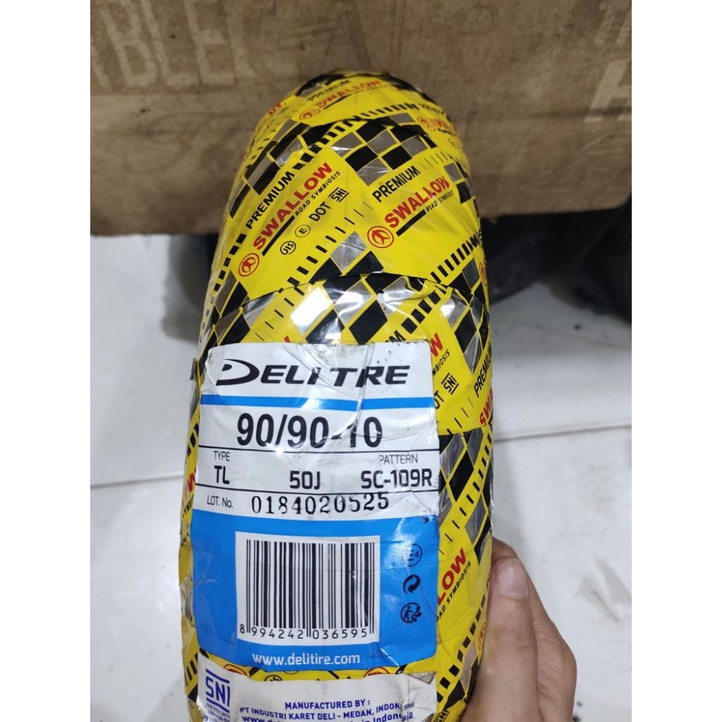 Ban Luar Swallow Deli Tire 90 90 - 10 Tubeless SC - 109R