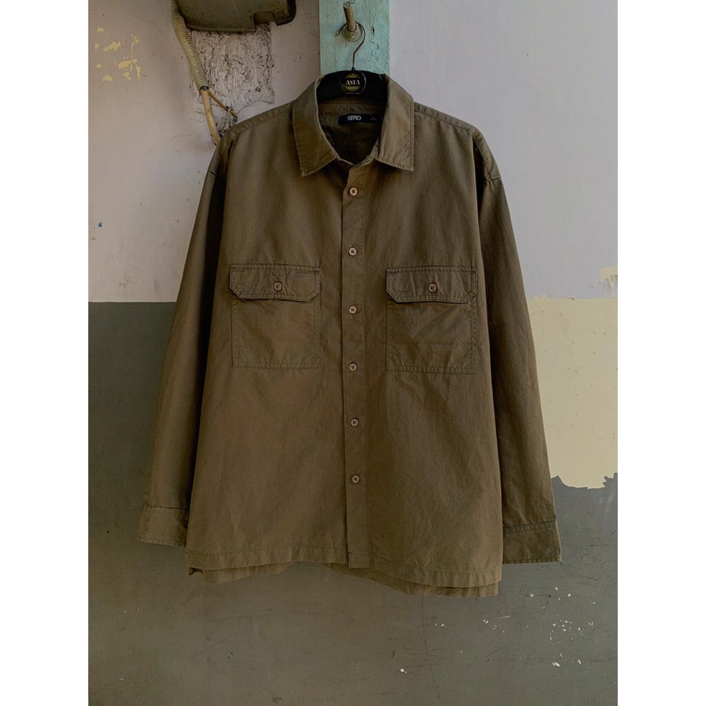 kemeja Spao outer size XL lengan panjang preloved