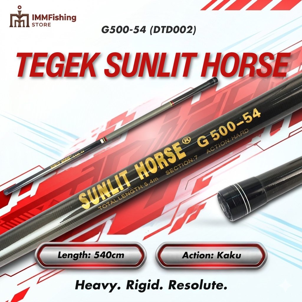 TEGEK GOLDEN FISH SUNLIGHT HORSE | Tongkat Pancing