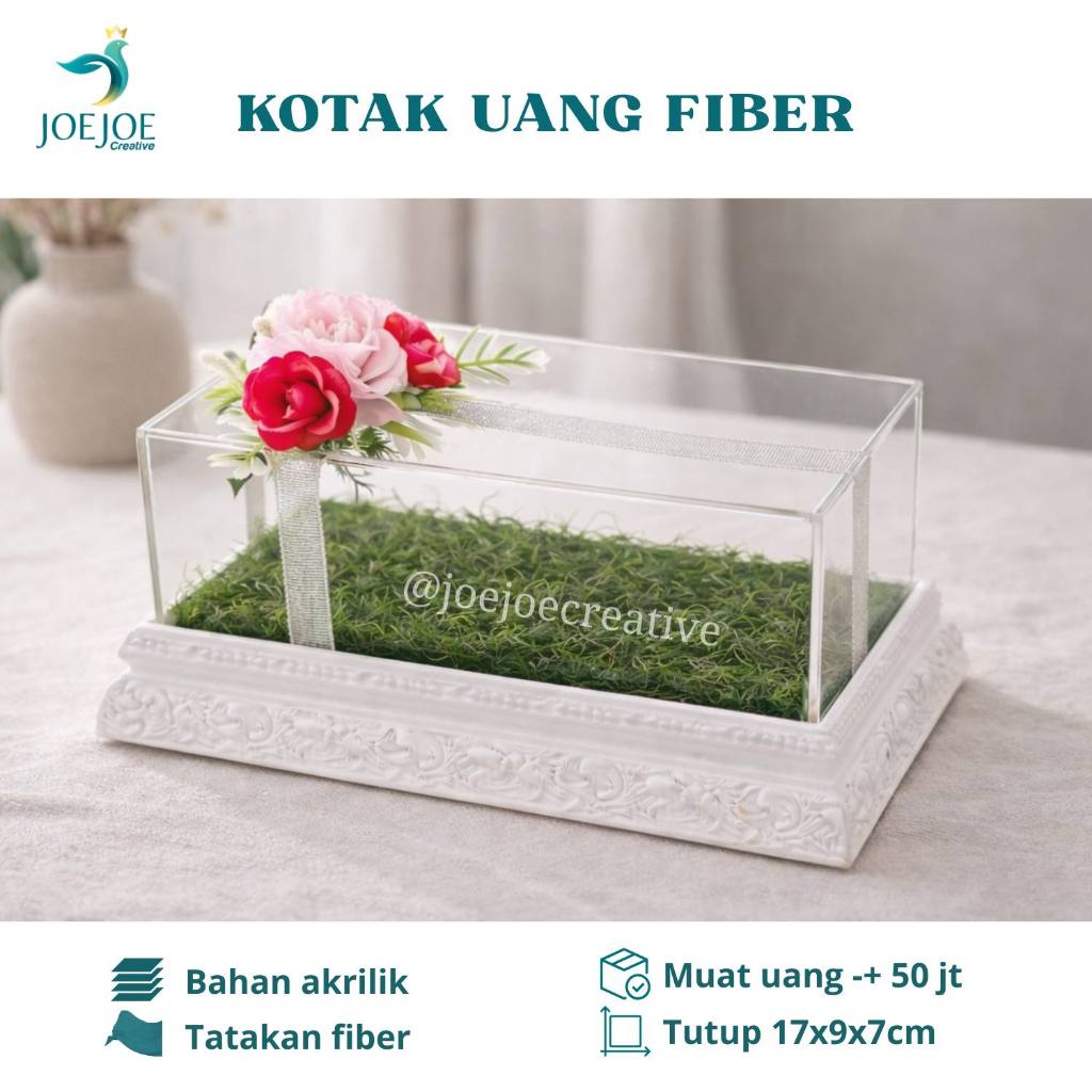 KOTAK UANG AKRILIK | KOTAK MAHAR AKRILIK | KOTAK UANG SESERAHAN