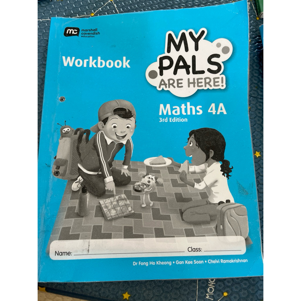 Preloved bekas buku matematika my pals math 4A workbook