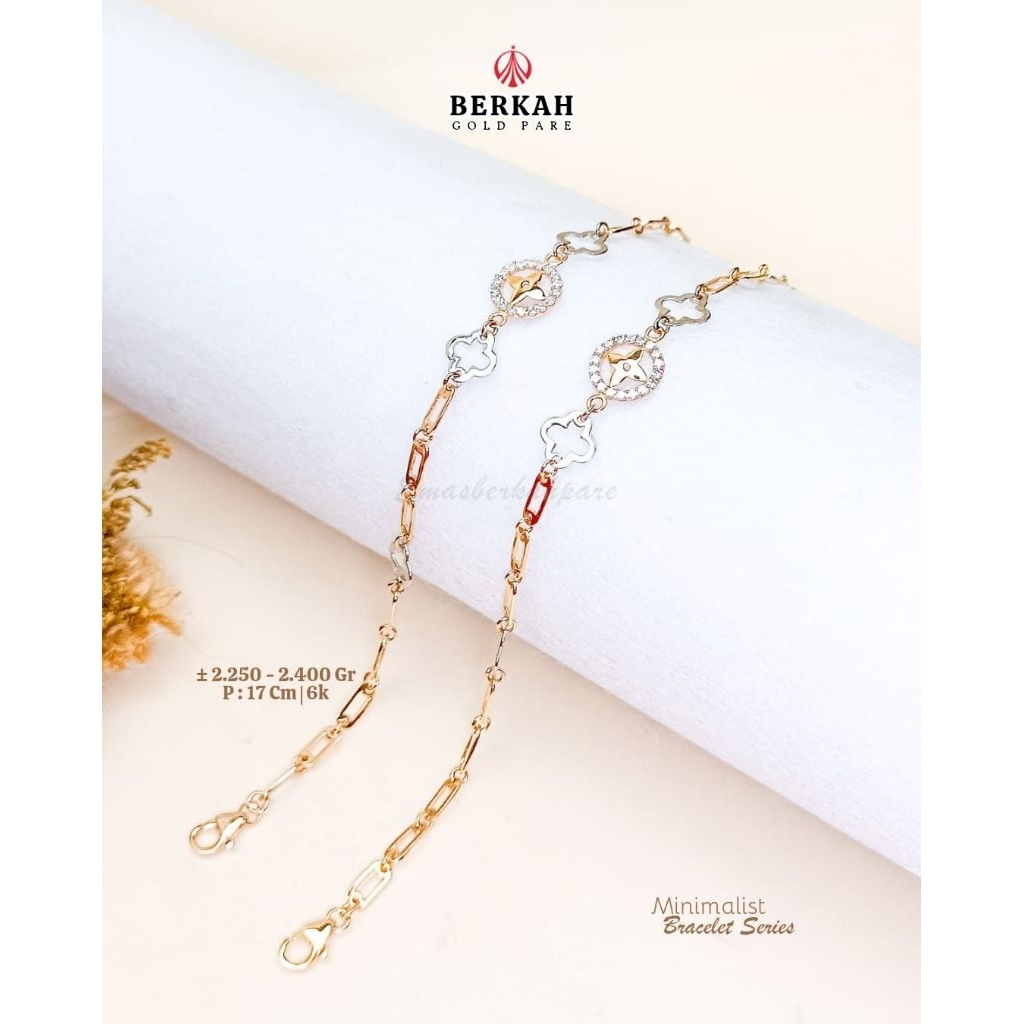 gelang Emas Minimalist Kadar 6k