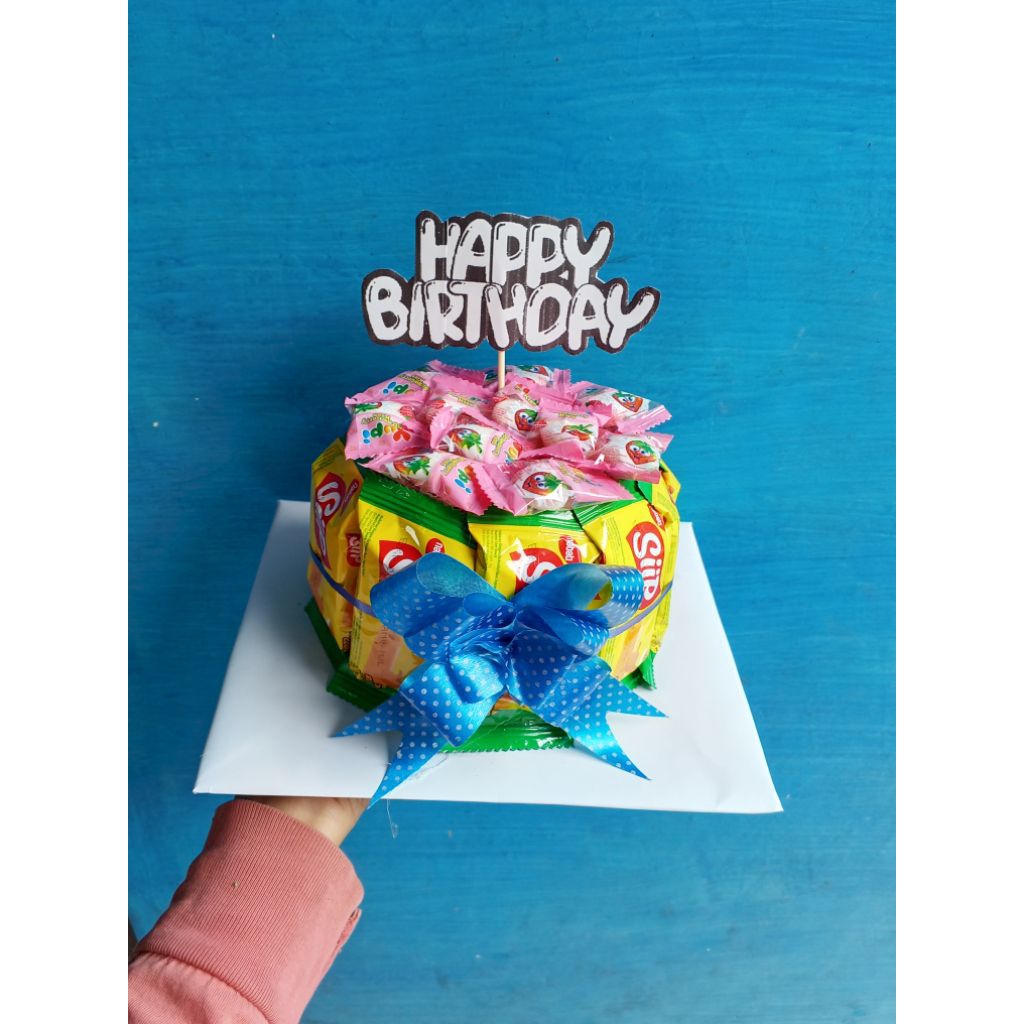 Snack tower ultah ekonomis Snack tower ultah