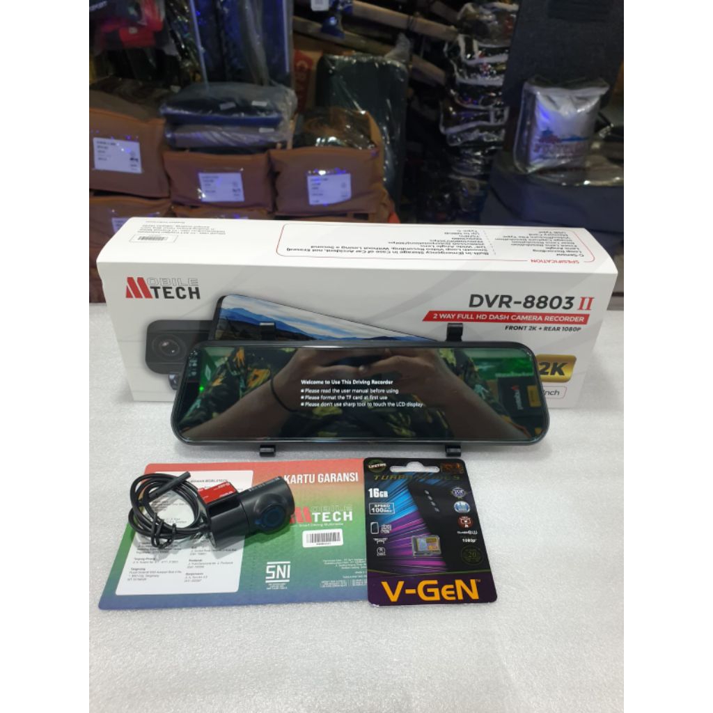 DASH CAMERA MTECH DVR-8803 (9.66 inch) .