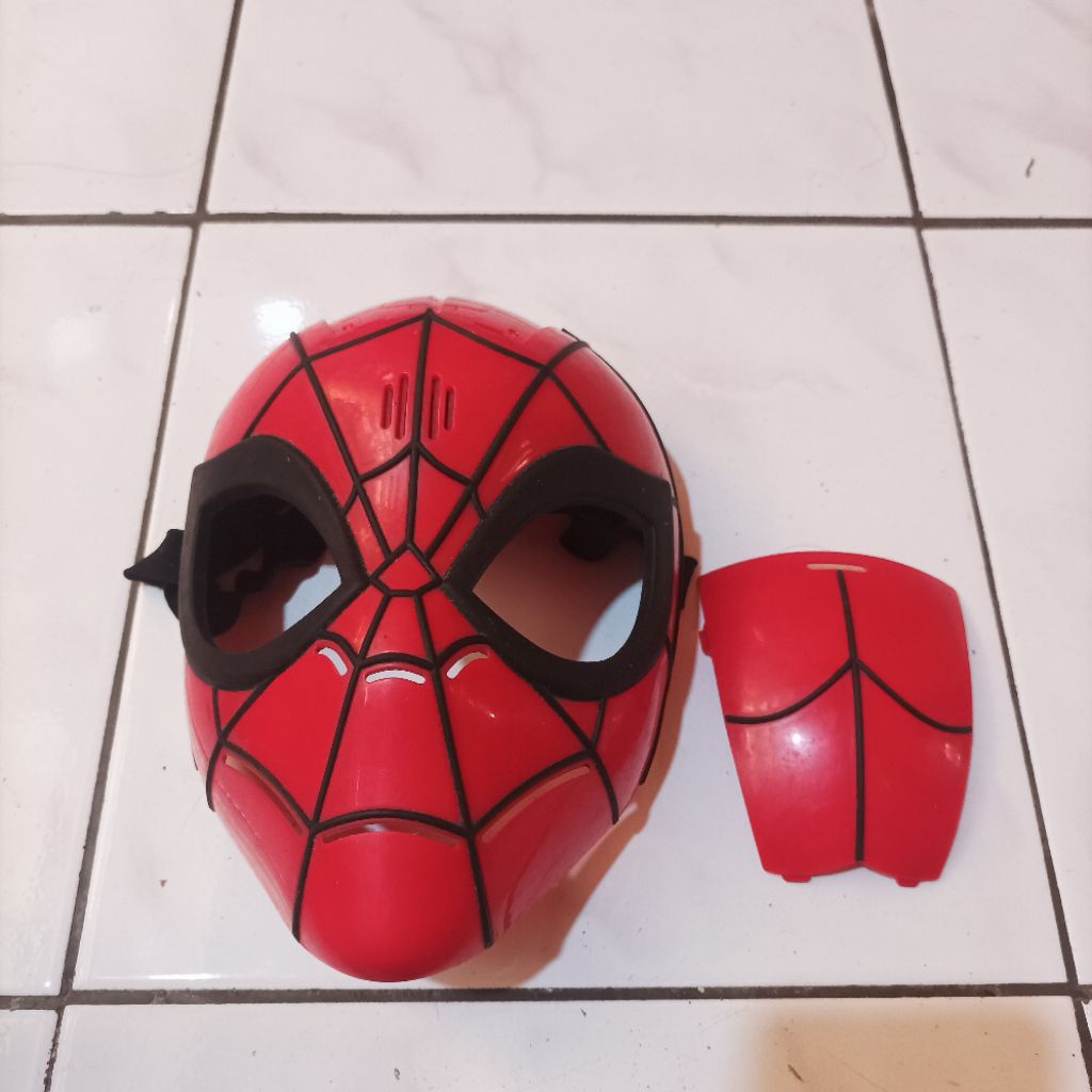 Original Hasbro Topeng Spiderman Hero FX Series Mainan Action Figure