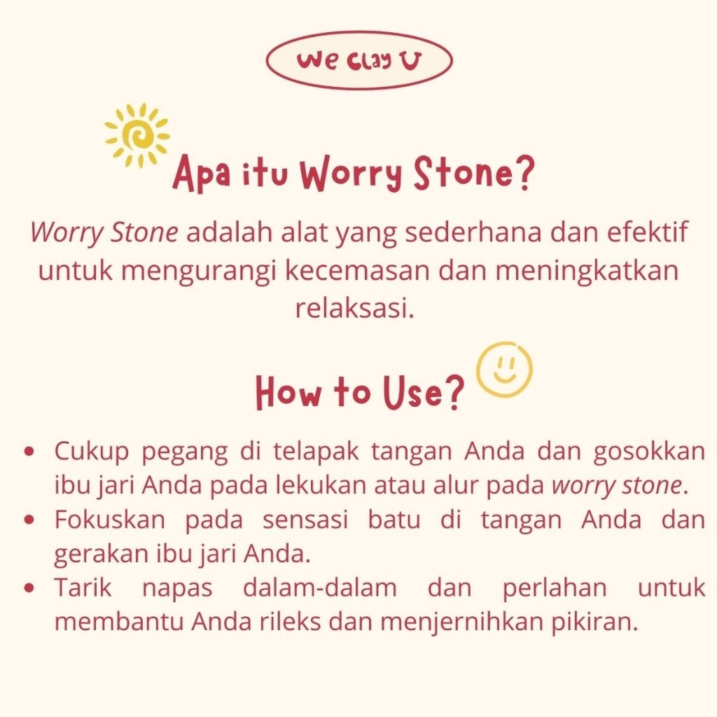 Kodok Belishop_ Worry Stone Clay Charms Gantungan Worry Stone Unik Fidget Toys Hadiah Lucu Bag