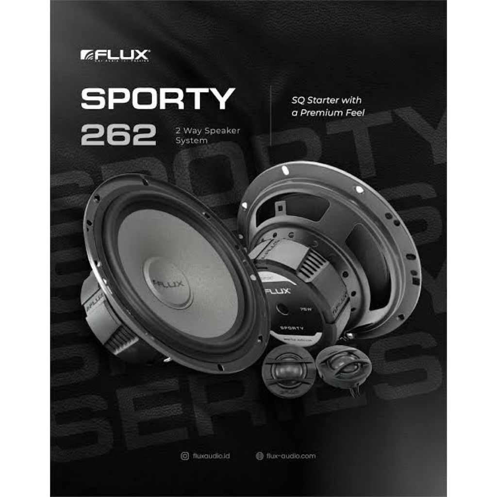 Flux Sporty 262 / 362- Speaker 2 way / 3 way Germany