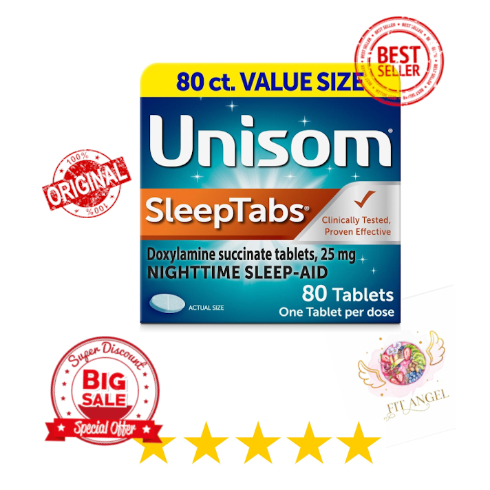 Unisom USA SleepTabs | SleepGels |Nighttime Sleep-aid | Insomnia | Sleep Aid  Doxylamine Succinate