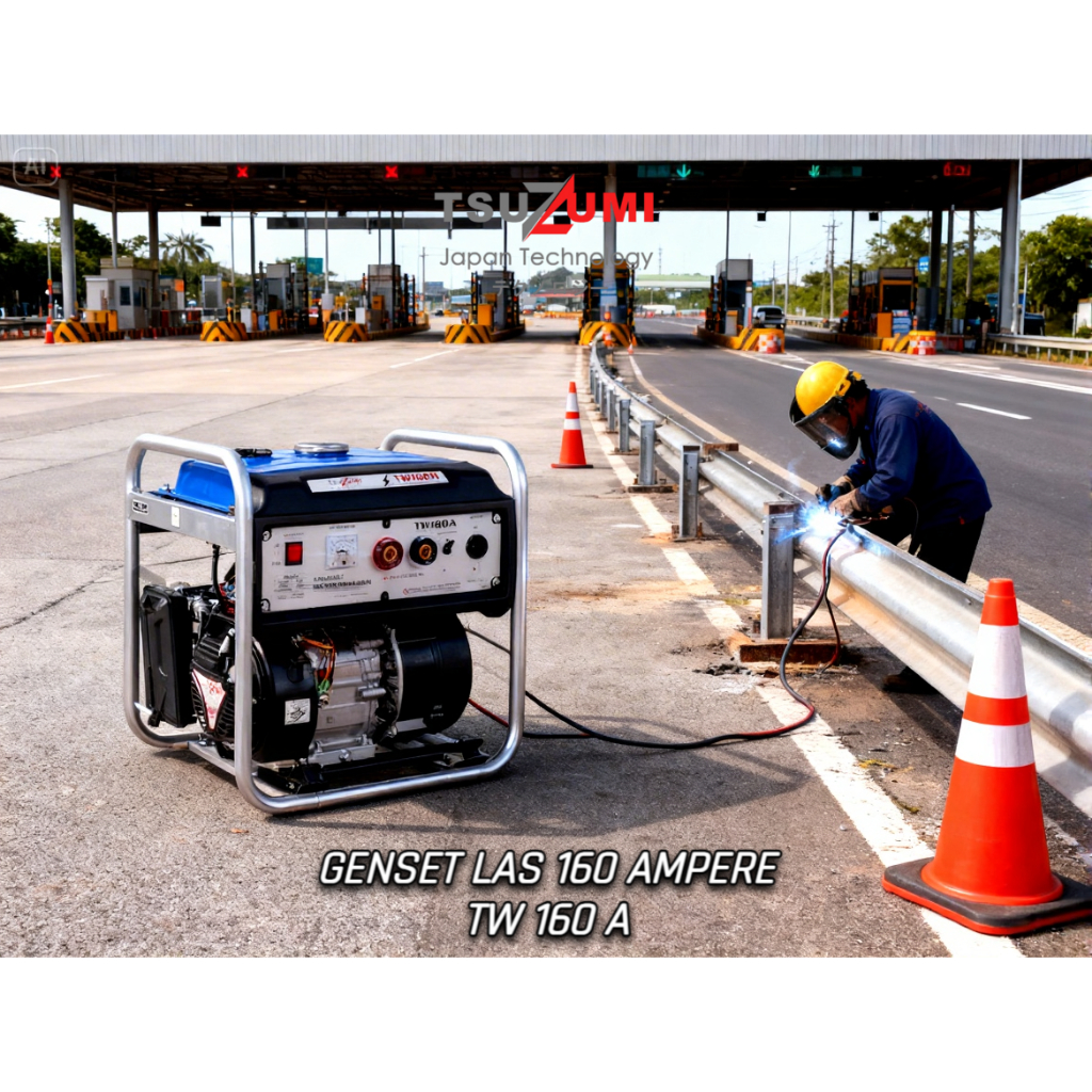 Genset Las Bensin 160 Ampere Tsuzumi TW 160 Japan Technology