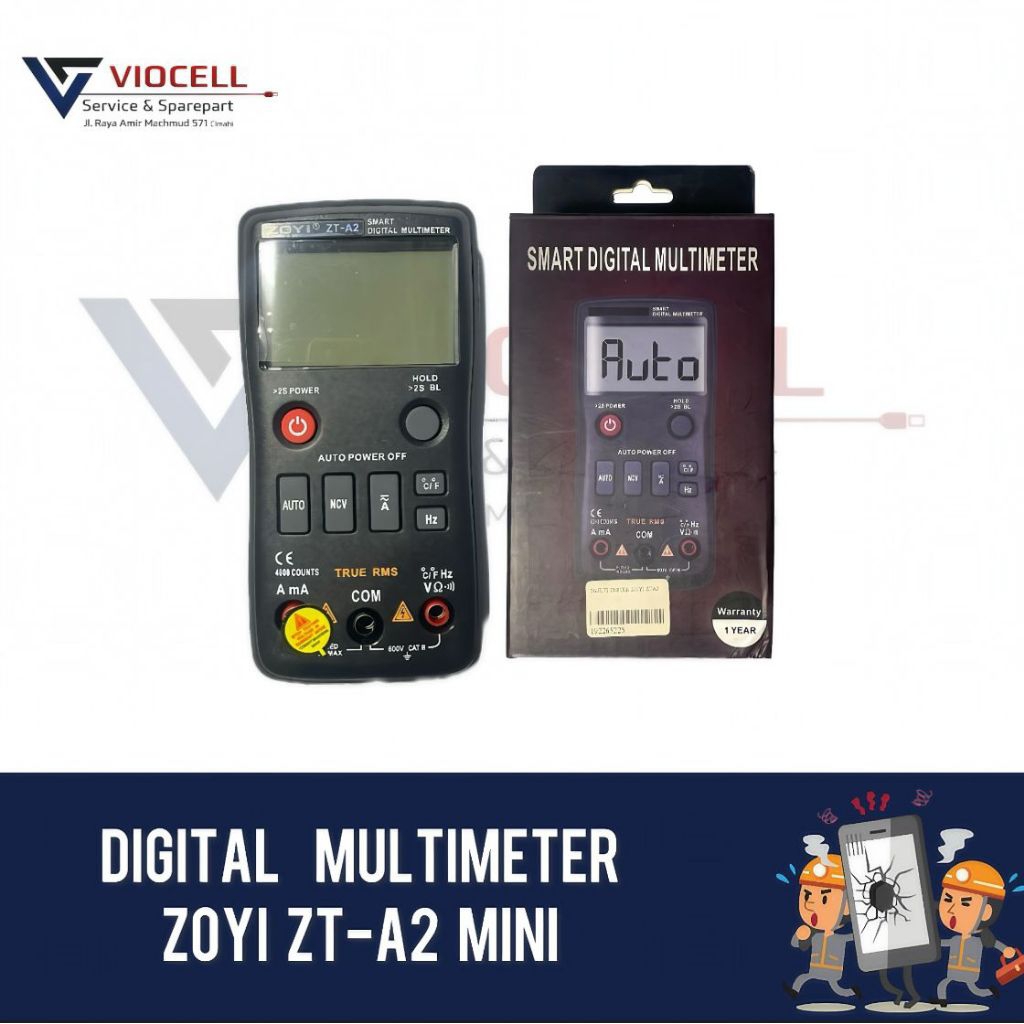 Multitester Digital Zoyi ZTA2